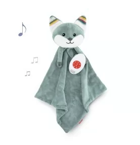 Doudou bruit blanc Felix le renard de la marque Zazu