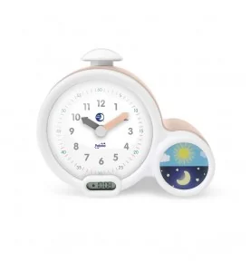 Mon 1er réveil Kid'Sleep Clock - Rose signé Pabobo