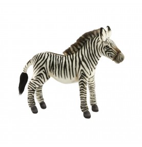 Peluche Zèbre de Grévy - 34 cm signée Hansa